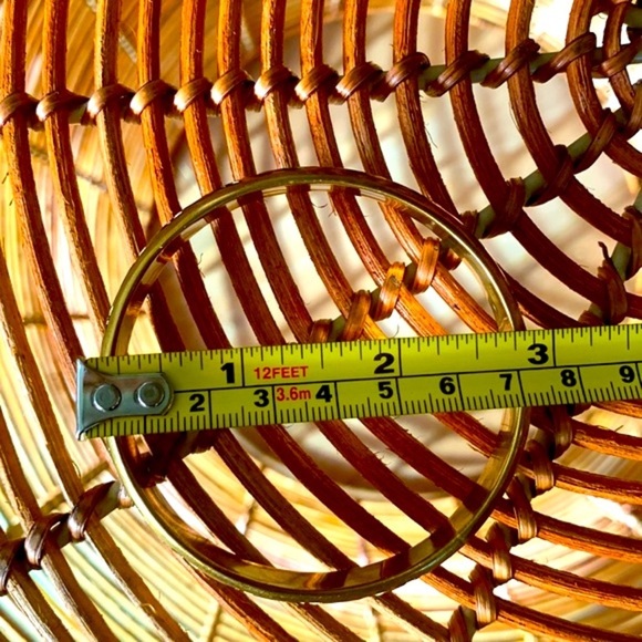 70’s Vintage Gold Tinged Brass Alloy Cutout Bracelet - Picture 10 of 17